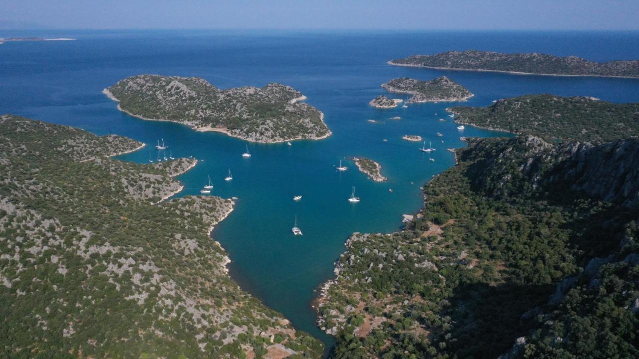 Istlada Tas Ev Apart - Kekova View Kapakli Ngoại thất bức ảnh