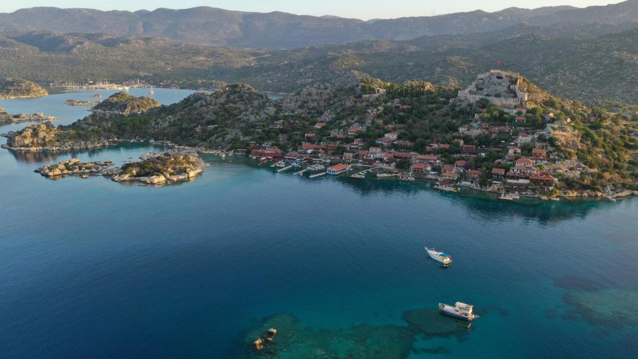 Istlada Tas Ev Apart - Kekova View Kapakli Ngoại thất bức ảnh